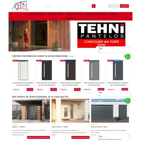 Création site de vente dropshipping menuiserie, porte et fenêtres sur mesure