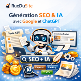 Module SEO prestashop générateur Titre description produits.