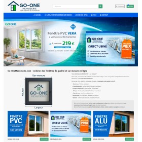 Création du site e-commerce Go-One Menuiserie